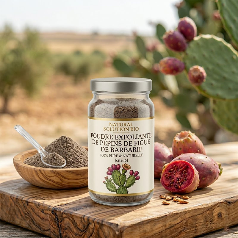 Poudre exfoliante de figue